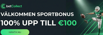 Bonus för sportspel hos BetCollect i Sverige